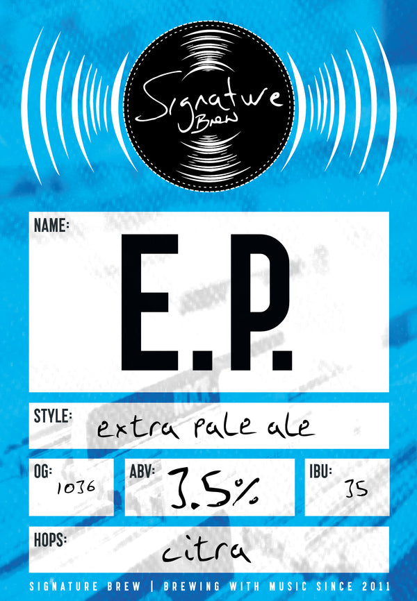 NEW CASK BEER - E.P. Extra Pale Ale