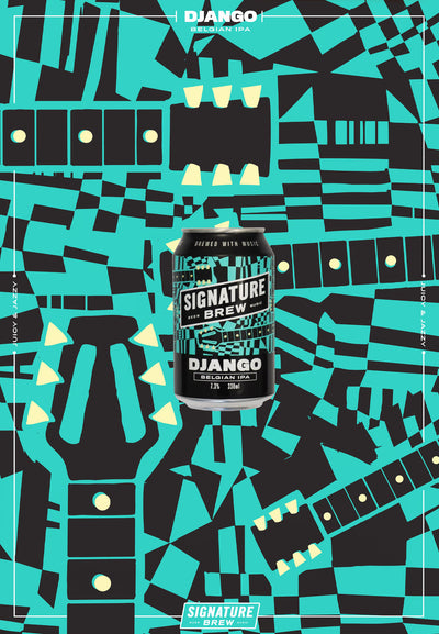 Django Double Dry Hopped DDH Belgian IPA Jazz Guitar Beer