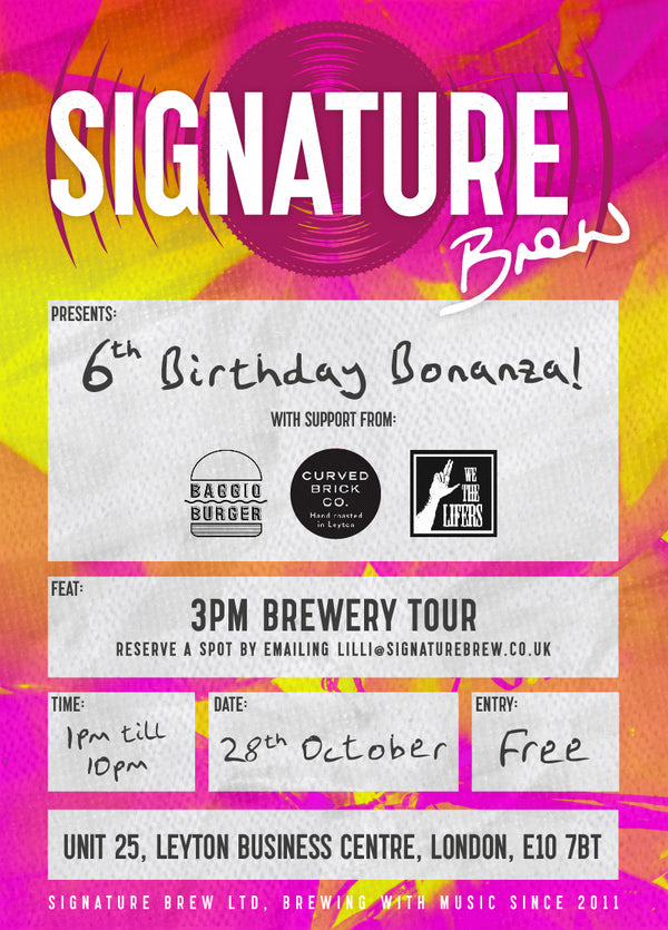 Signature Brew is turning 6!