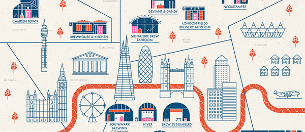 Signature Brew Taproom Featured On Map Of Best Places To Drink Craft Beer In London