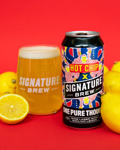 Hot Chip Collab - One Pure Thought - Rice Lager With Sicilian Lemon