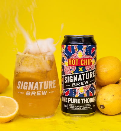Hot Chip Collab - One Pure Thought - Rice Lager With Sicilian Lemon