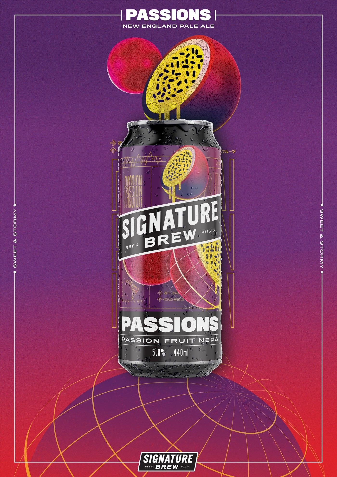 Passions 440ml - Passion Fruit New England Pale Ale