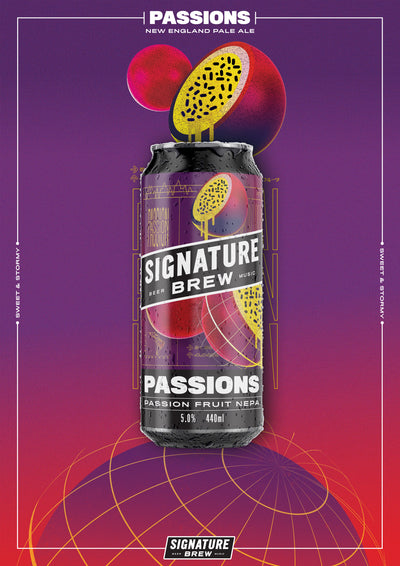 Passions 440ml - Passion Fruit New England Pale Ale