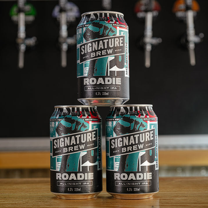 Signature Brew Roadie All-Night Session IPA London Craft Beer Cans