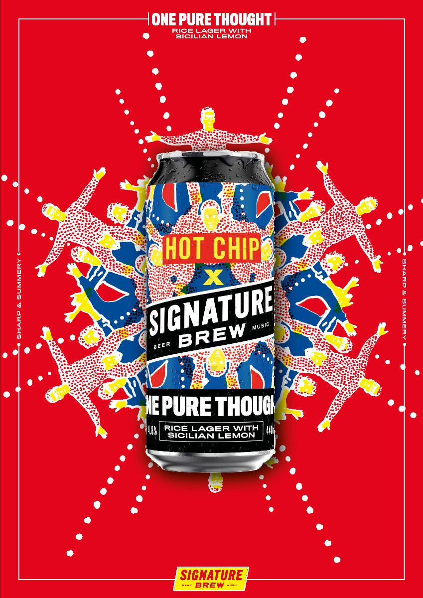 Hot Chip Collab - One Pure Thought - Rice Lager With Sicilian Lemon