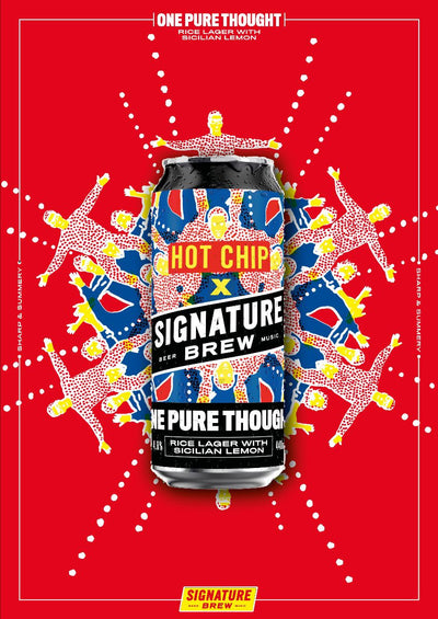 Hot Chip Collab - One Pure Thought - Rice Lager With Sicilian Lemon