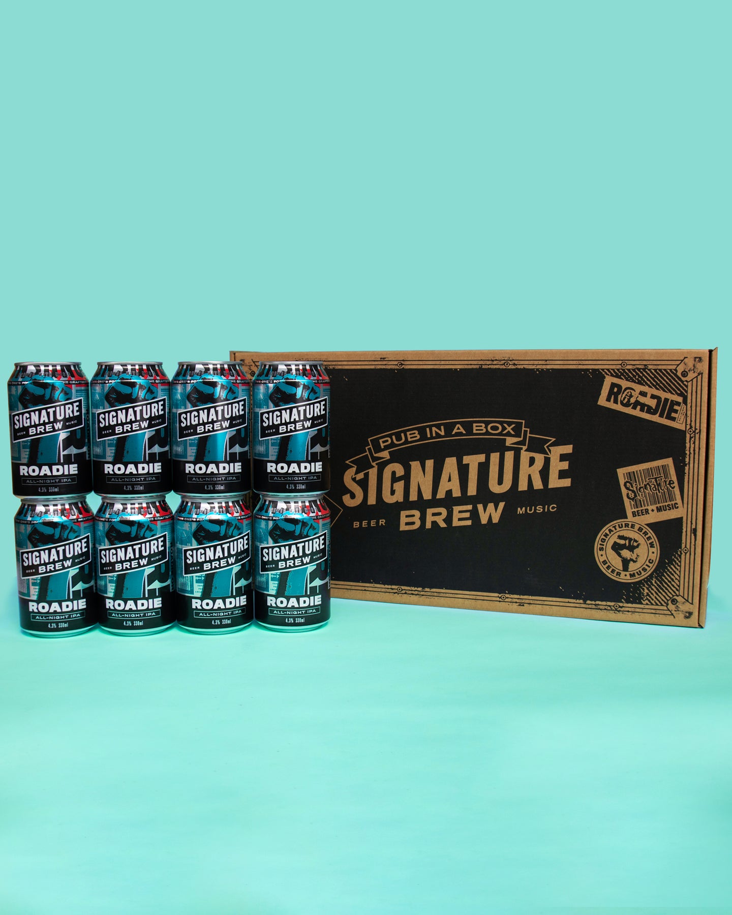 Pub In A Box Beer, Glass, Snacks, Music Quiz, Beer Mat & Exclusive P