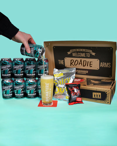 Pub In A Box - Beer, Glass, Snacks, Music Quiz, Beer Mat & Exclusive Playlists