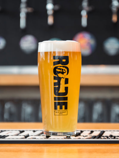 Roadie All Night IPA Pint Glass